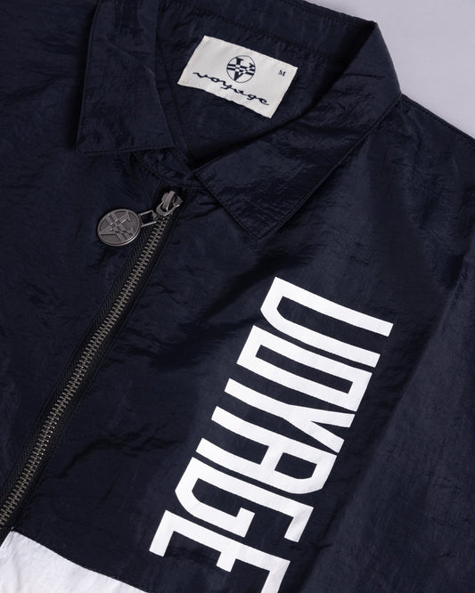 Voyage Sports Jacket Navy/White, close-up detail