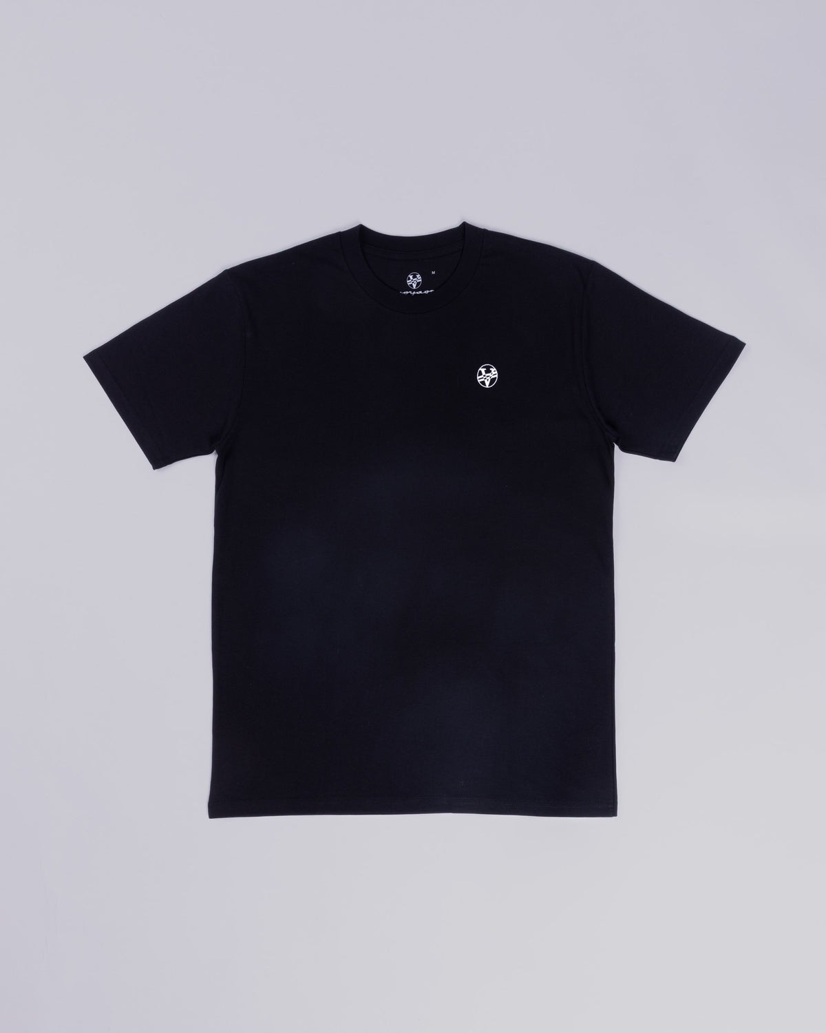 Voyage Icon Tee Black, front, laid flat
