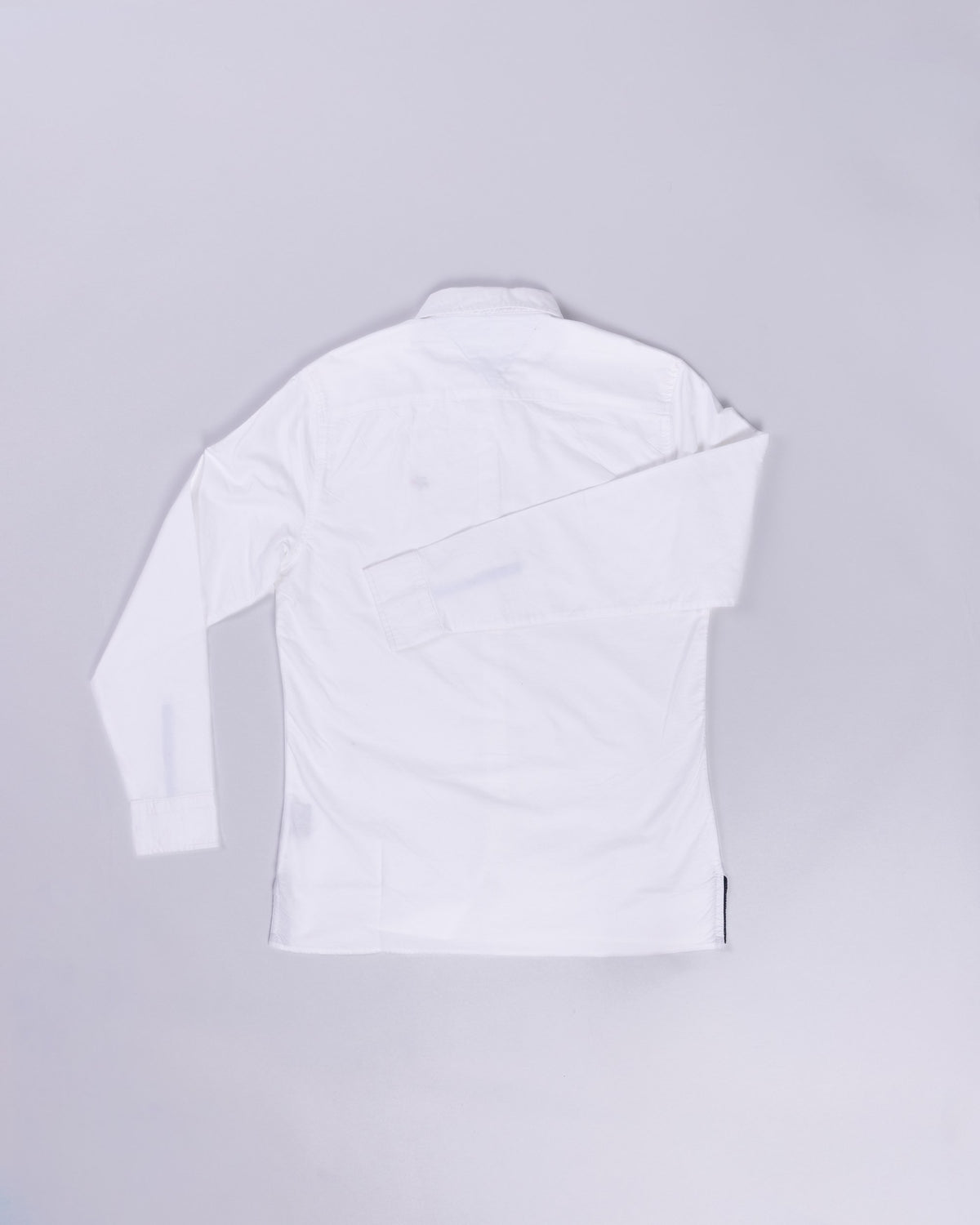 Voyage Principal Button Up Shirt White, back, laid flat