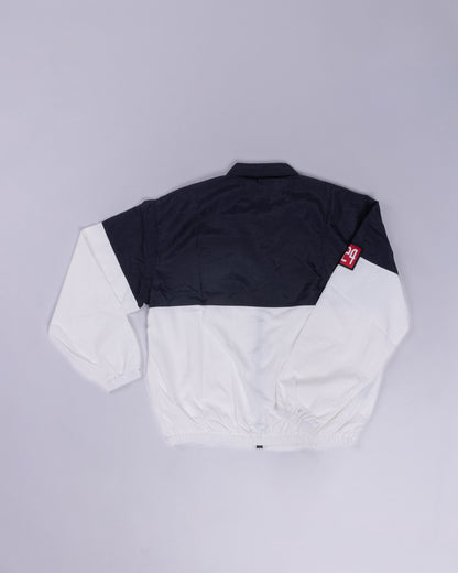 Voyage Sports Jacket Navy/White, back, laid flat