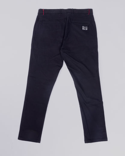 Voyage Bambino Chino Pant Black, back, laid flat