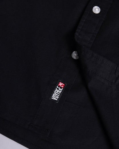 Voyage Principal Button Up Shirt Black, detail