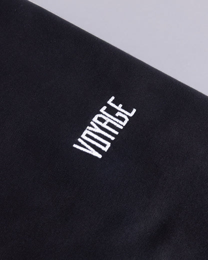 Voyage Emblem Tee Black, detail